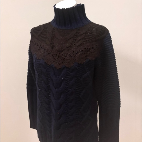Simply Vera wang Navy and black Women's Sweater - Picture 1 of 5